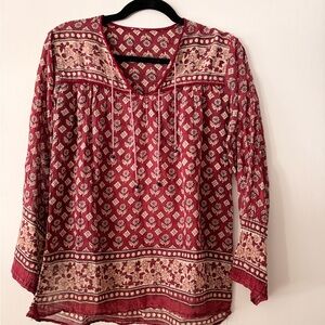 Vintage Indian cotton gauze top